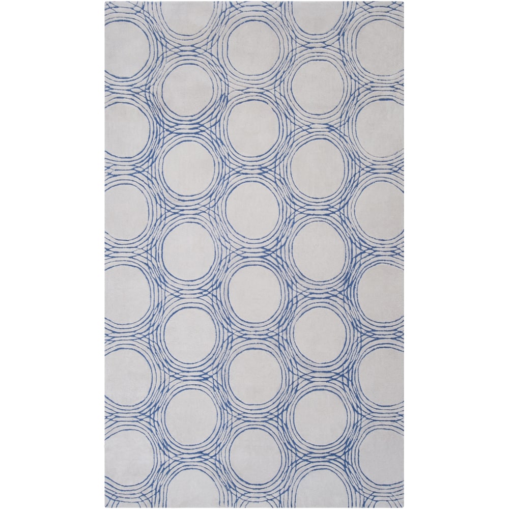 Shop Handtufted Akron Geometric Circles Plush Rug Free Shipping On Orders Over 45
