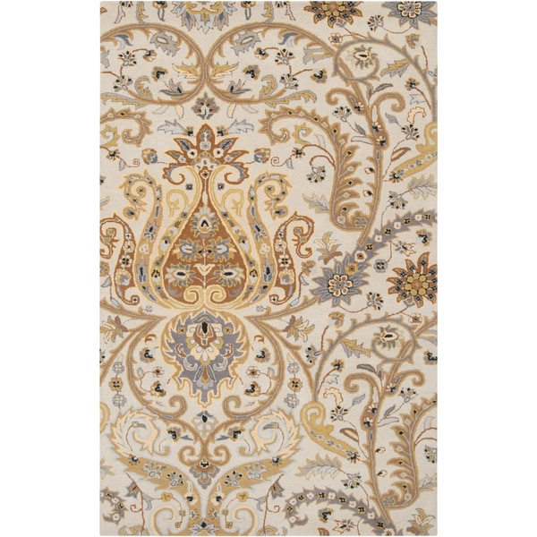 Hand-tufted Buffalo Semi-worsted New Zealand Wool Area Rug (2' x 3')