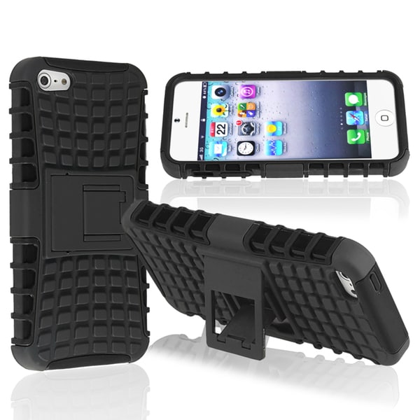 BasAcc Black TPU Black Hard Hybrid Case for Apple iPhone 5 5bd450eb