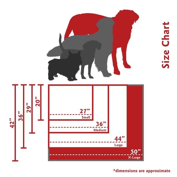 dimension image slide 15 of 20, Majestic Pet Links Rectangle Dog Bed