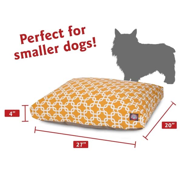 dimension image slide 16 of 20, Majestic Pet Links Rectangle Dog Bed