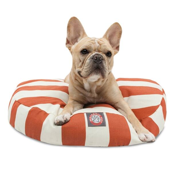 burnt orange dog bed