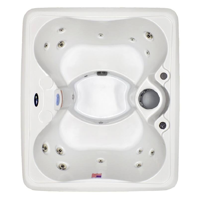 Hudson Bay Spas 4-person 14-jet Spa with Stainless jets and 110V GFCI Cord