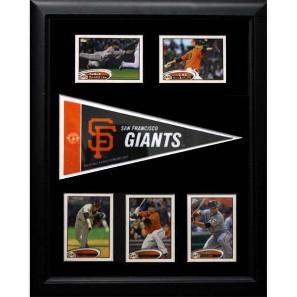 San Francisco Giants 2012 World Champion Photograph with Statistics