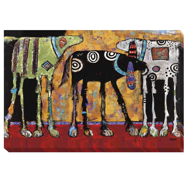 Jenny Foster 'Looking For Trouble' Canvas Art