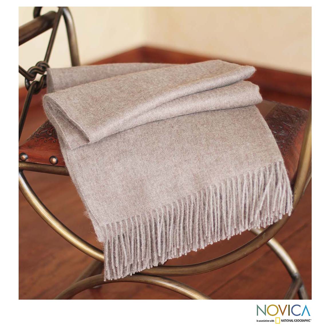 Alpaca Cozy Light Brown Throw (Peru) Today $169.99 5.0 (1 reviews