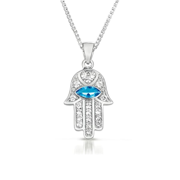 Hamsa Evil Eye Choker Necklace Photos