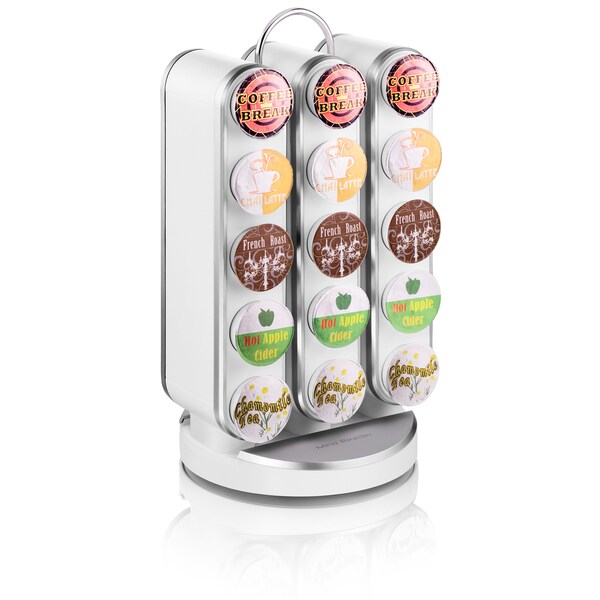 Shop Mind Reader Vortex White 30count KCup Holder Spinning Carousel