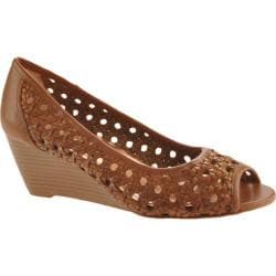 Women's BCBGeneration Tylar Almond Woven Vachetta Leather BCBGeneration Wedges