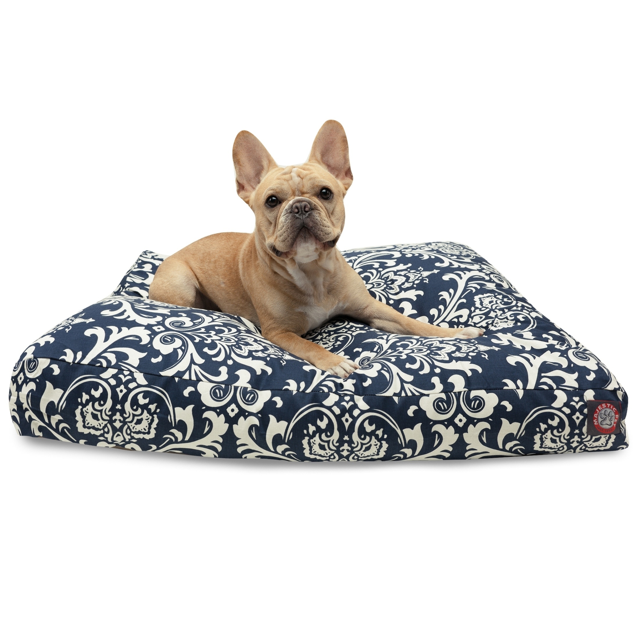navy dog bed