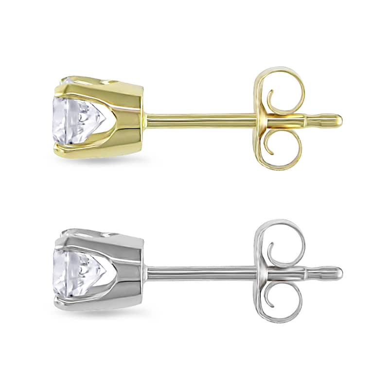 Miadora 14k Gold 1/2ct TDW Diamond Stud Earrings