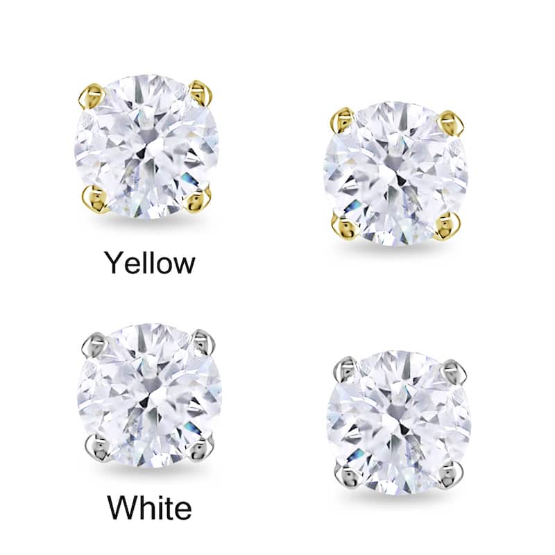 Miadora 14k Gold 1/2ct TDW Diamond Stud Earrings