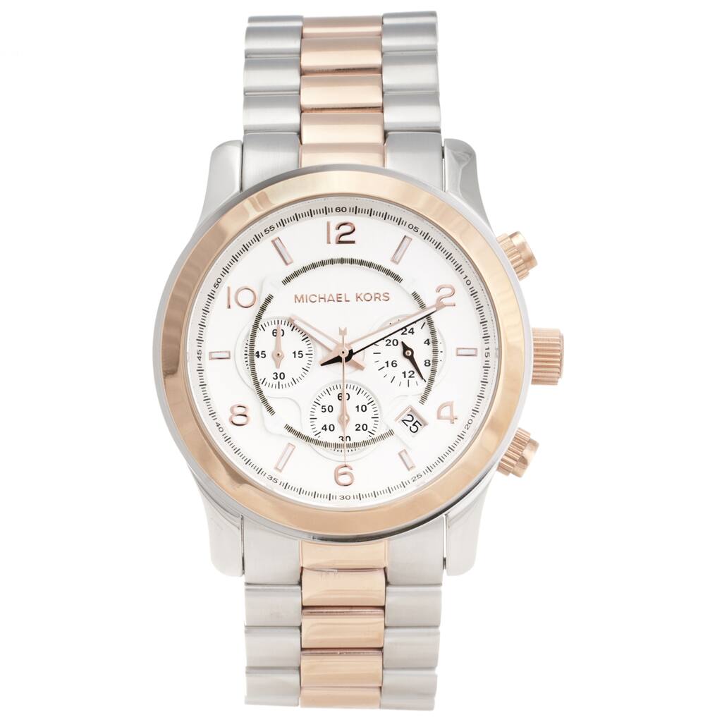 Michael Kors Men's MK8176 Two-tone Steel 'Runway' Watch