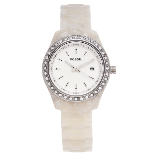 Fossil Womens Resin Stella Mini Glitz Watch  ™ Shopping