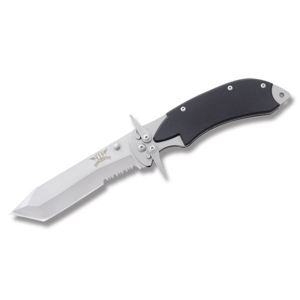 Harrier Hawke Half Serrated Knife Hawke & Co. Lockback Knives