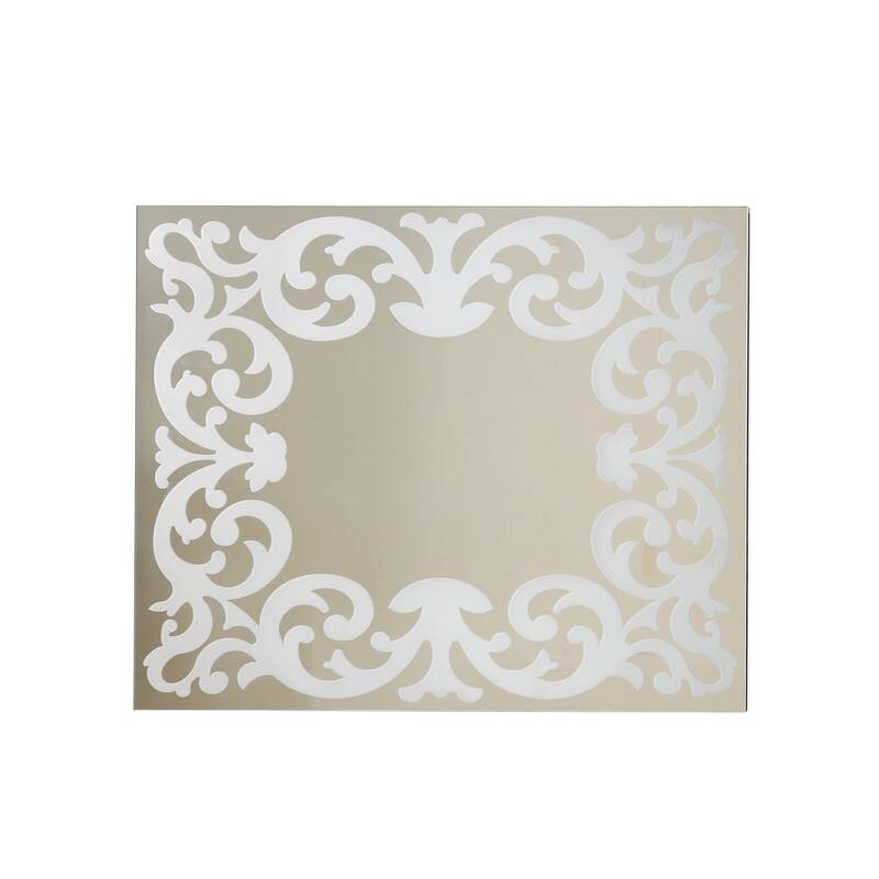 Katerina Ghidotti Contemporary Sliver Decorative Wall Mirror by Furniture of America
