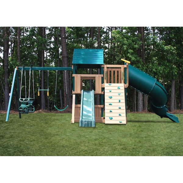 Congo Series Monkey Playsystem #1 Green Maintenance and Splinter Free