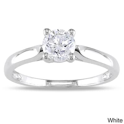 Miadora Signature Collection 14k Gold 3/4ct TDW Diamond Solitaire Engagement Ring