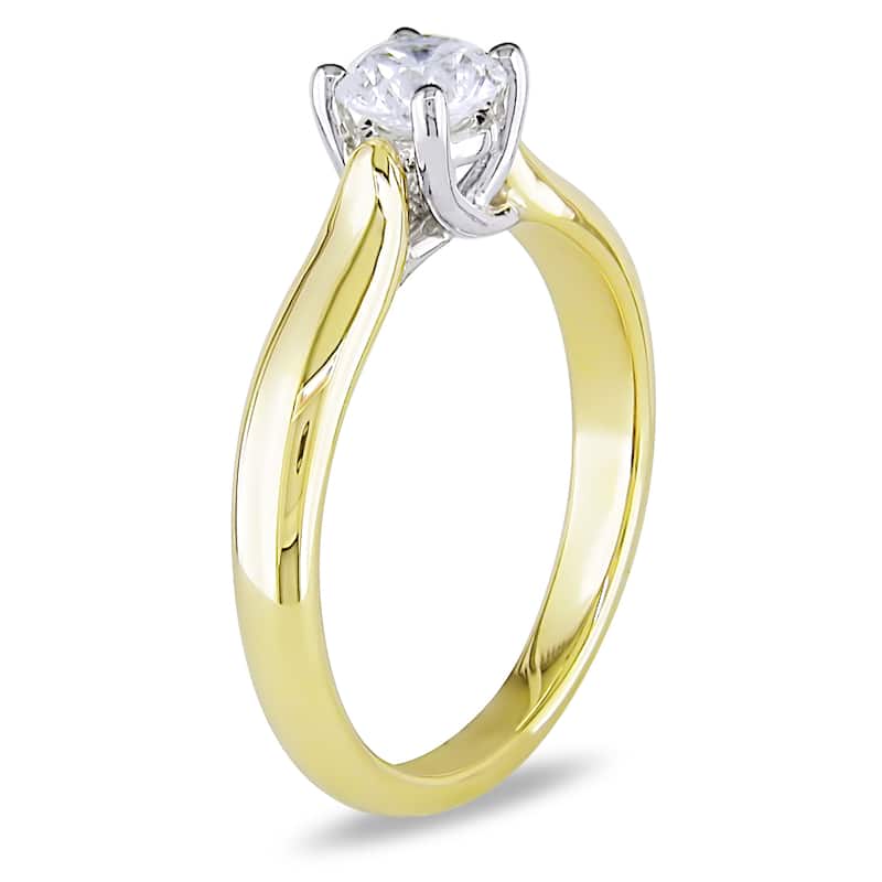 Miadora Signature Collection 14k Gold 3/4ct TDW Diamond Solitaire Engagement Ring