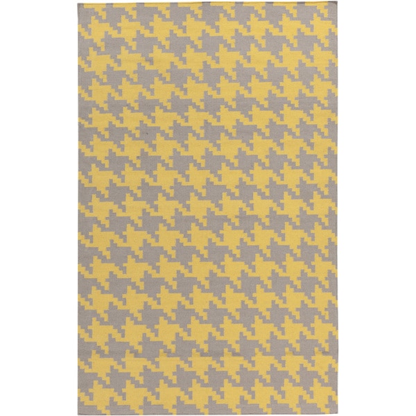 Handwoven Lyons Geometric Wool Rug
