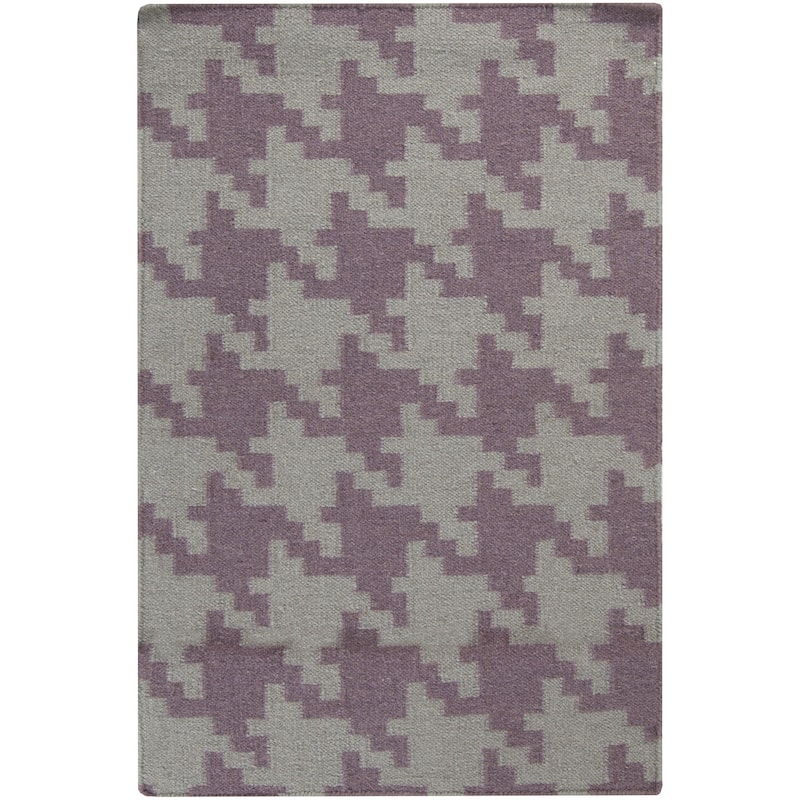Hand-woven Lyons Wool Area Rug - 2' x 3'/Surplus - Amethyst
