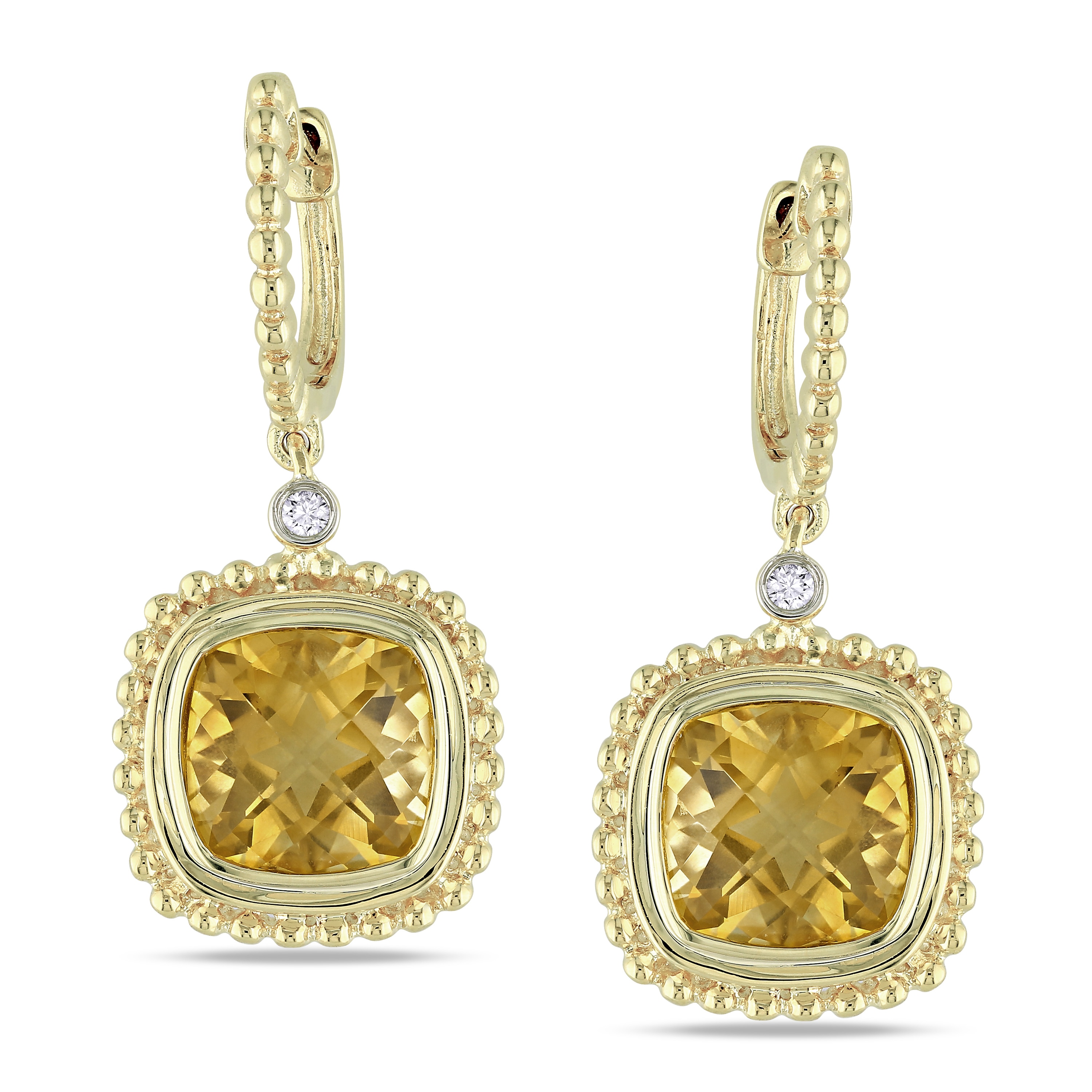 Cushion Earrings Buy Cubic Zirconia Earrings, Diamond