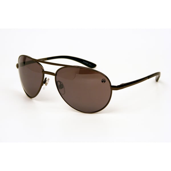 Shop Field and Stream Men's 'Klamath' Dark Satin Light Gun Sunglasses ...