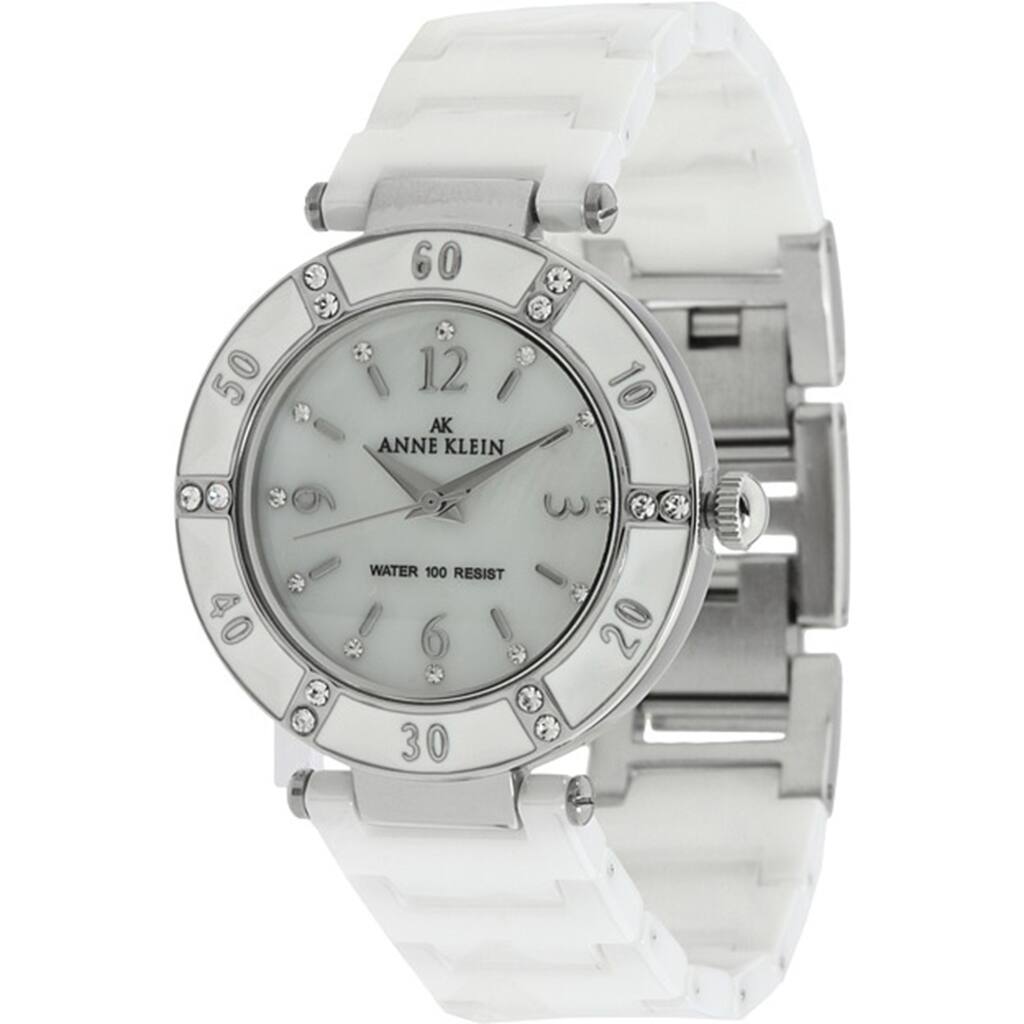 Anne Klein Women's White Ceramic Watch
