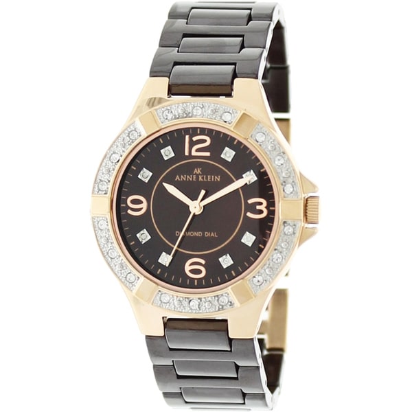 Anne Klein Women's Brown Ceramic Watch Anne Klein Women's Anne Klein Watches