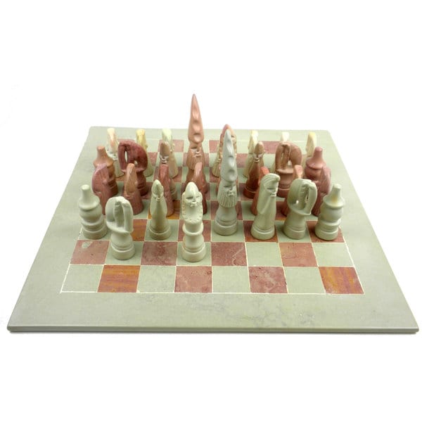 Handmade Decorative 14 inch Maasai Chess Set (Kenya) Global Crafts Accent Pieces