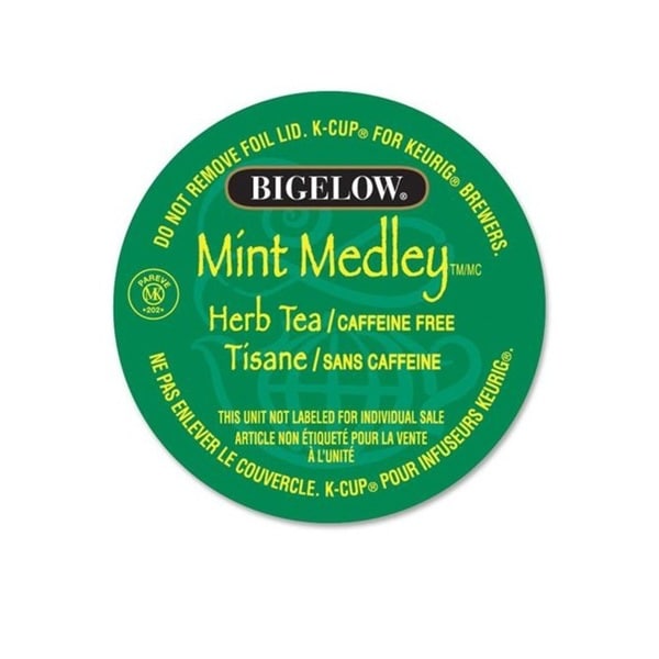 Bigelow Mint Medley Tea K Cup Portion Pack for Keurig Brewers (Case of 96) Tea