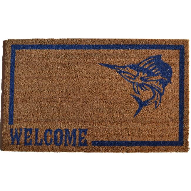 Swordfish Welcome Door Mat - Door Mat