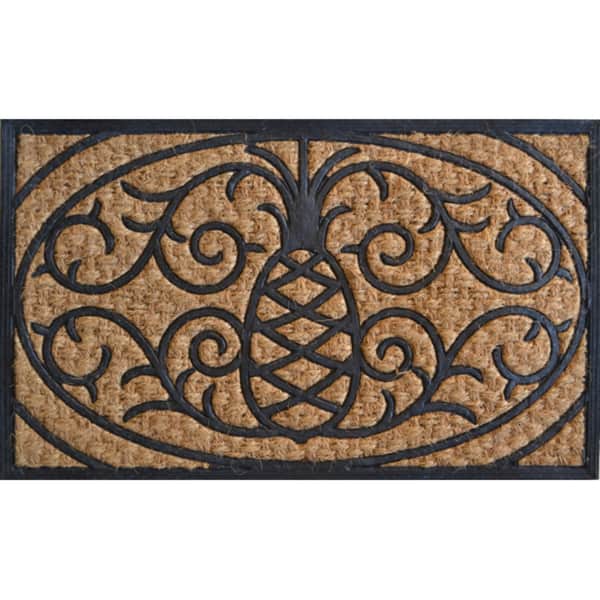 Pineapple Design Door Mat - 1'5 x 2'5