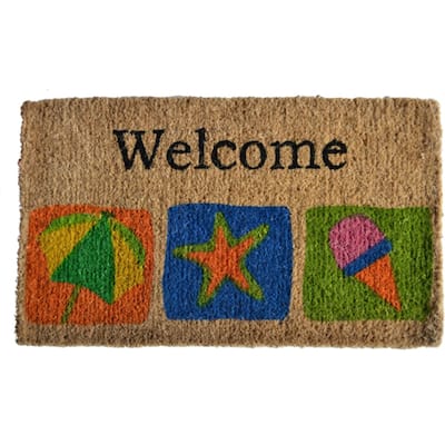Beach-themed Welcome Mat - Door Mat