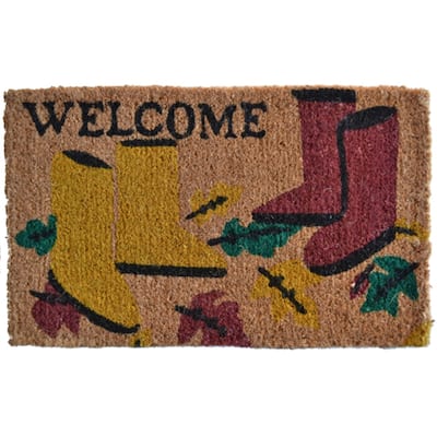 Garden Boots Welcome Door Mat - Door Mat