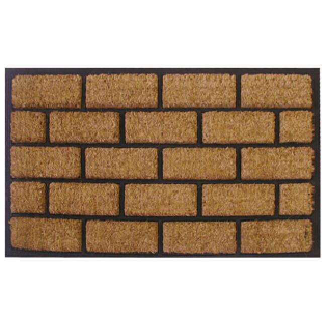Linear Brick Pattern Door Mat - Door Mat