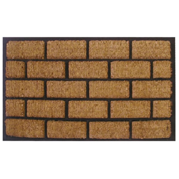 Criss Cross Coir Door Mat (30 x 18)