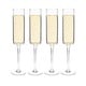 preview thumbnail 5 of 7, Cheers! Contemporary Champagne Flutes (Set of 4)