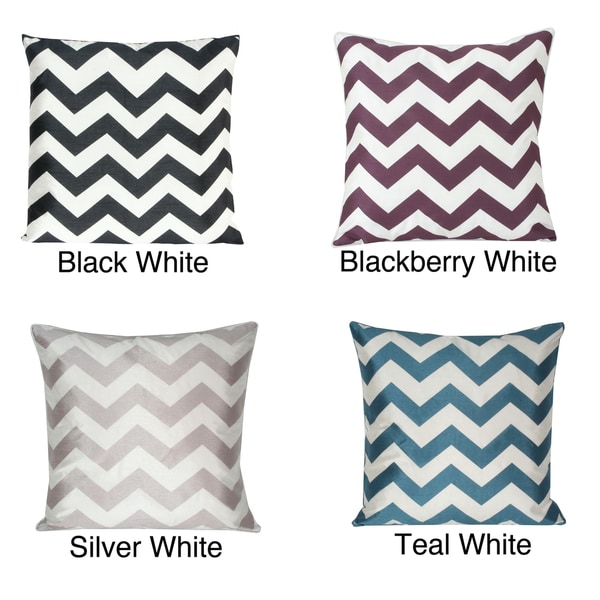 Chevron Laser Cut 20x20 inch Decorative Pillow Thro Throw Pillows