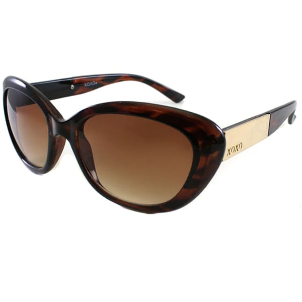 Shop XOXO Women's Casablanca Tortoise and Gold Cateye Sunglasses ...