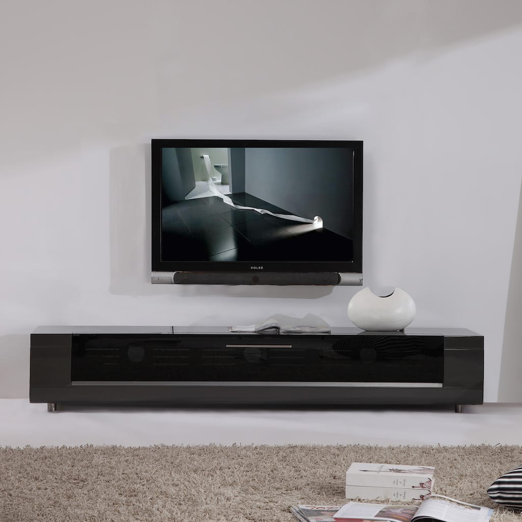 B-Modern Editor Remix Infrared-remote Compatible Grey TV Stand