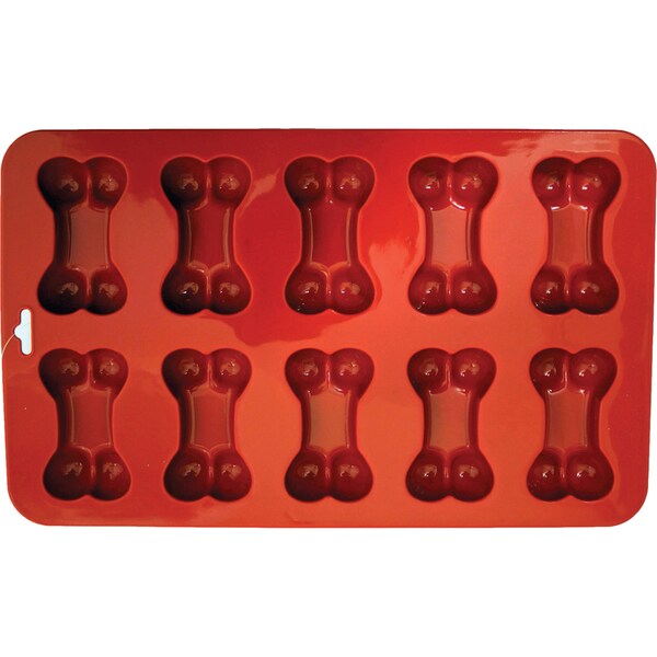 Silicone Bone Cake Pan 7.5 x 12 10 Cavity Food & Treats