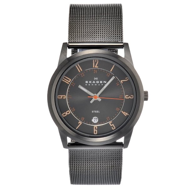 Shop Skagen Men's Gray Stainless Steel Mesh-strap Watch - Free Shipping ...