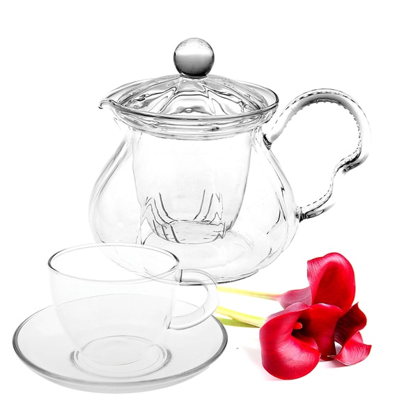 Shop Tea Beyond Hand Crafted Glass Nondripping Teapot Fairy Gift Set