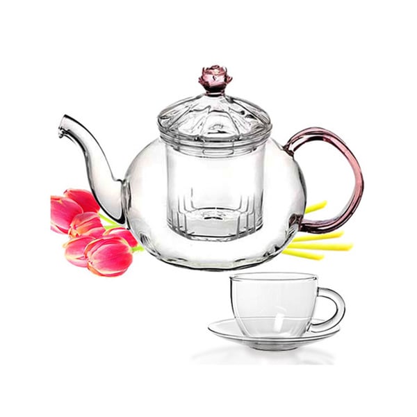 Shop Tea Beyond NonDripping Glass Teapot Juliet Gift Set Free