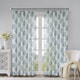 preview thumbnail 6 of 14, Madison Park Emerson Burn Out Sheer Single Curtain Panel