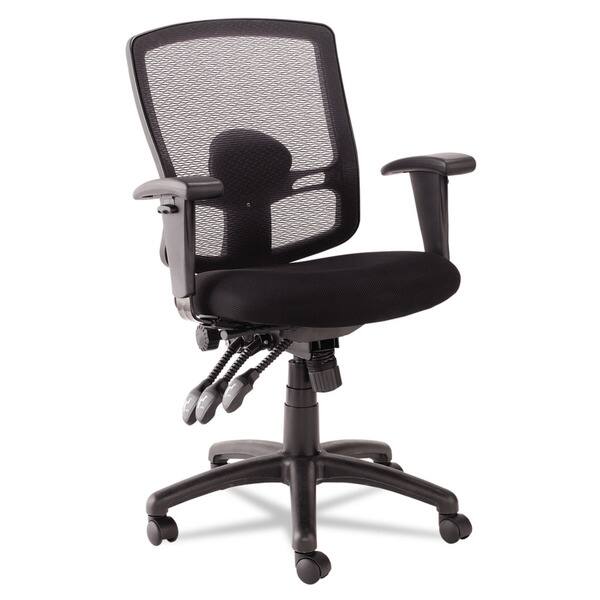 Alera Etros Series Petite Mid Back Multifunction Black Mesh Chair Overstock 7528554