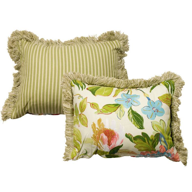 Rose Tree St Croix Decorative Floral Print 11x15-inch Pillow