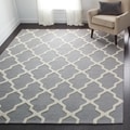 Safavieh Handmade Moroccan Cambridge Silver Wool Rug