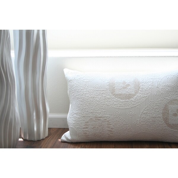 green memory foam pillow